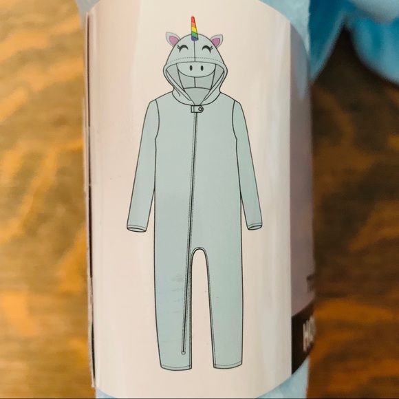 UNDER DISGUISE 2T/3T Unicorn Sleepwear Onesie Pajamas Unisex NWT - Picture 2 of 3